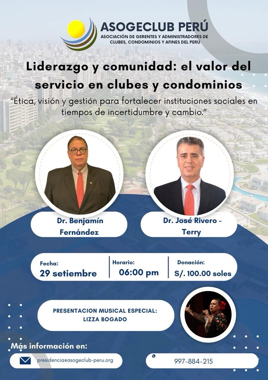 Afiche general de las Charlas Magistrales ASOGECLUB 2025